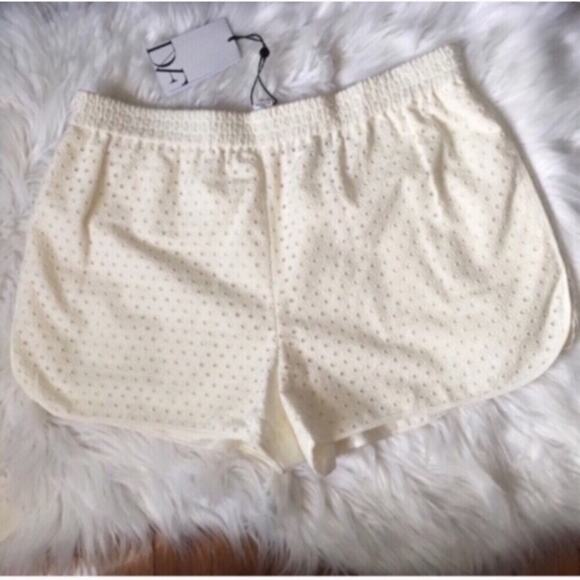 Diane Von Furstenberg DVF Eyelet Shorts - Picture 2 of 8